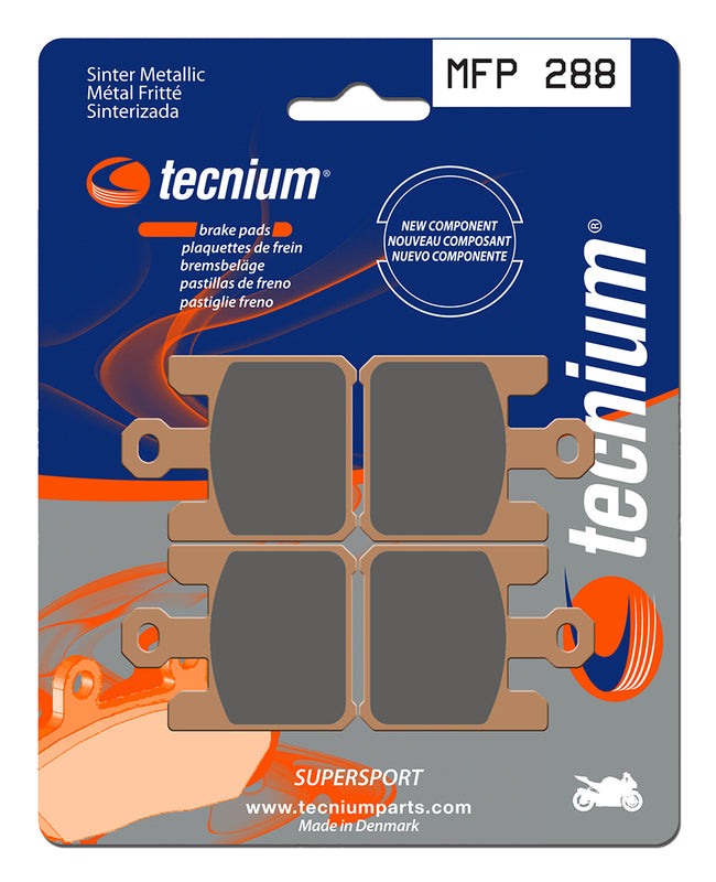 TECNIUM Trail Performance Sintered Metal Brake pads - MFP288 1022823