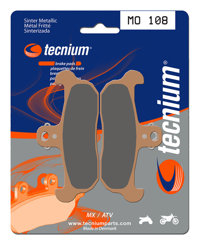 TECNIUM MX/ATV Sintered Metal Brake pads - MO108 1022839