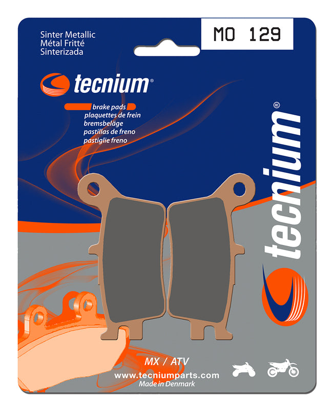 TECNIUM MX/ATV Sintered Metal Brake pads - MO129 1022841