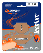 TECNIUM MX/ATV Sintered Metal Brake pads - MO192 1022853