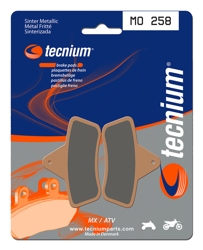 TECNIUM MX/ATV Sintered Metal Brake pads - MO258 1022867