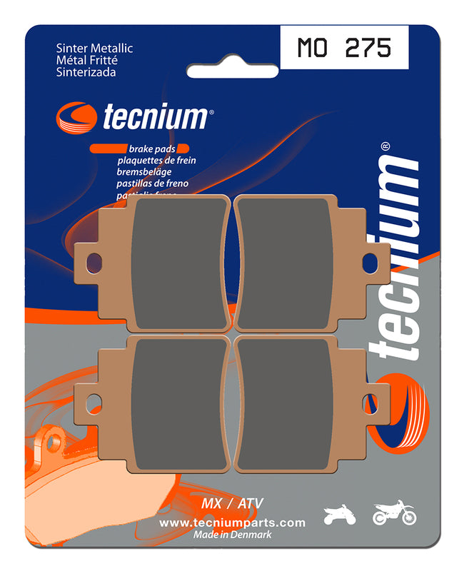 TECNIUM MX/ATV Sintered Metal Brake pads - MO275 1022869