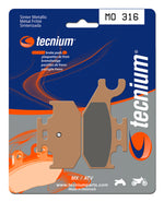 TECNIUM MX/ATV Sintered Metal Brake pads - MO316 1022882