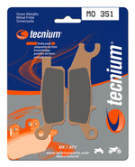 TECNIUM MX/ATV Sintered Metal Brake pads - MO351 1022892