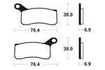 TECNIUM MX/ATV Sintered Metal Brake pads - MO366 1022896