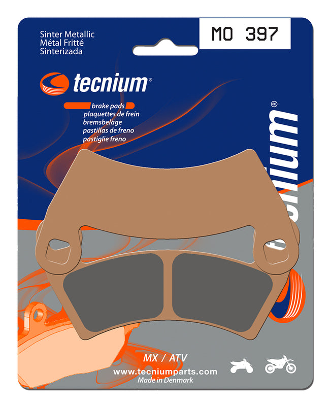 TECNIUM MX/ATV Sintered Metal Brake pads - MO397 1022901