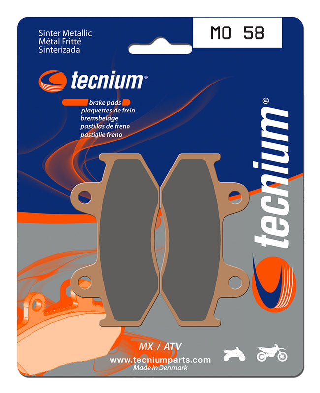 TECNIUM MX/ATV Sintered Metal Brake pads - MO58 1022914