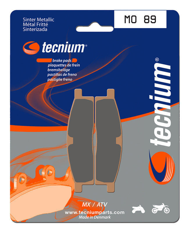 TECNIUM MX/ATV Sintered Metal Brake pads - MO89 1022923