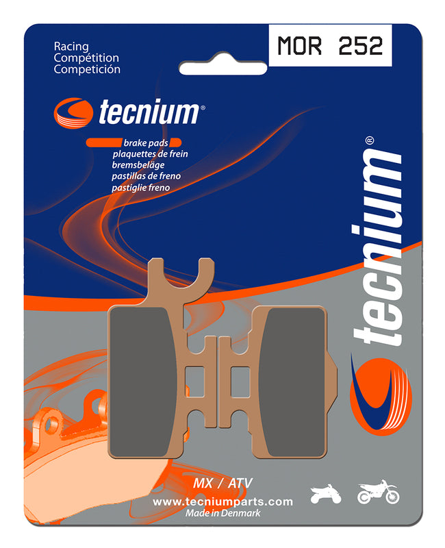 TECNIUM Racing MX/ATV Sintered Metal Brake pads - MOR252 1022963