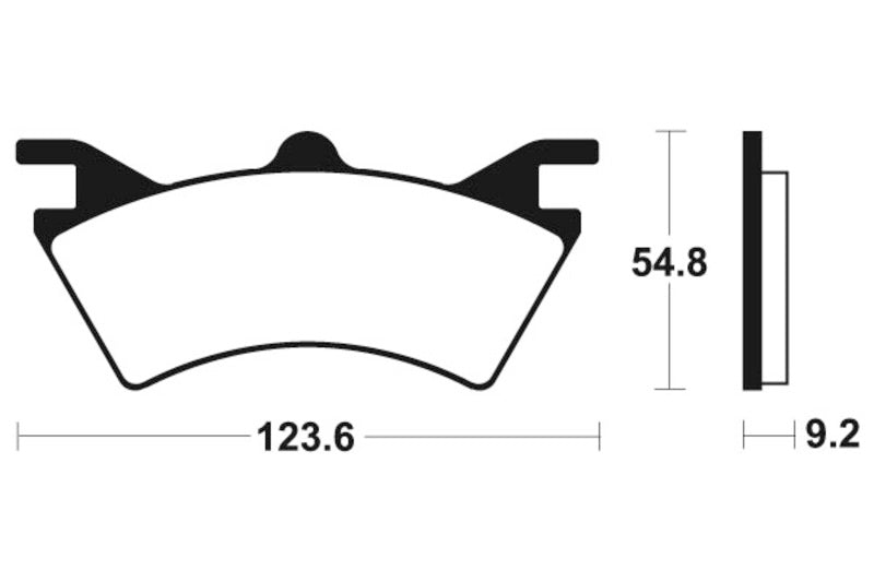 Tecnium Racing MX/ATV Sintermetall Bromsbelägg - MOR257