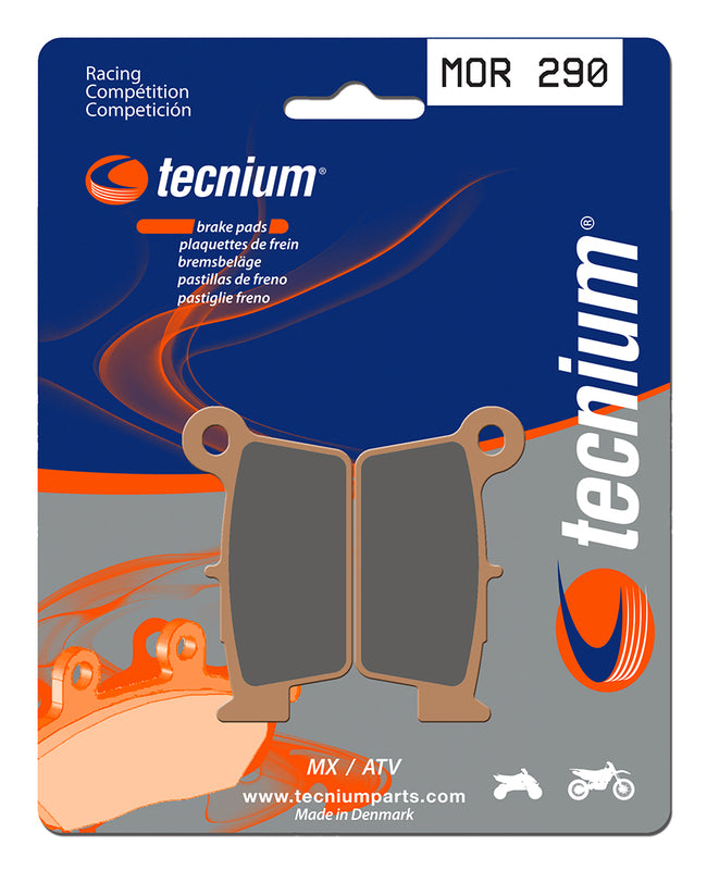 TECNIUM Racing MX/ATV Sintered Metal Brake pads - MOR290 1022975