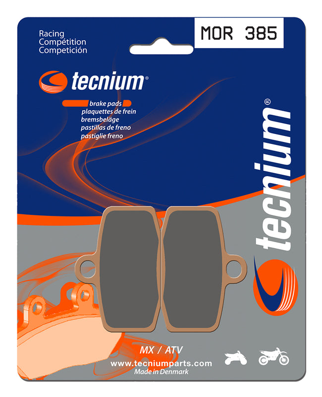 TECNIUM Racing MX/ATV Sintered Metal Brake pads - MOR385 1023002