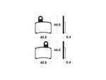 TECNIUM Racing MX/ATV Sintered Metal Brake pads - MOR396 1023004