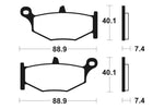 TECNIUM Street Performance Sintered Metal Brake pads - MR333 1023078