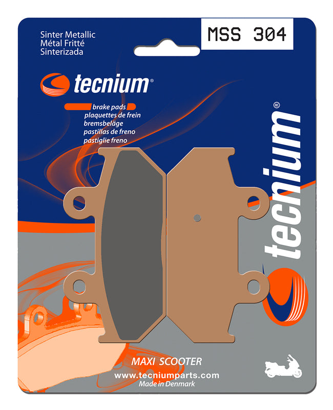 TECNIUM Maxi Scooter Sintered Metal Brake pads - MSS304 1023208