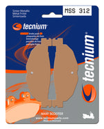 Tecnium Maxi Scooter Sintered Metal Brake Pads - MSS312 1023210