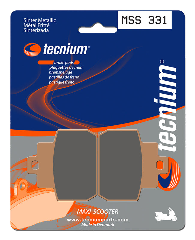 TECNIUM Maxi Scooter Sintered Metal Brake pads - MSS331 1023214