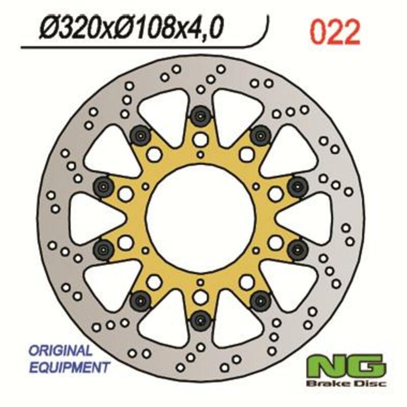 NG BRAKE DISC ROUND 022