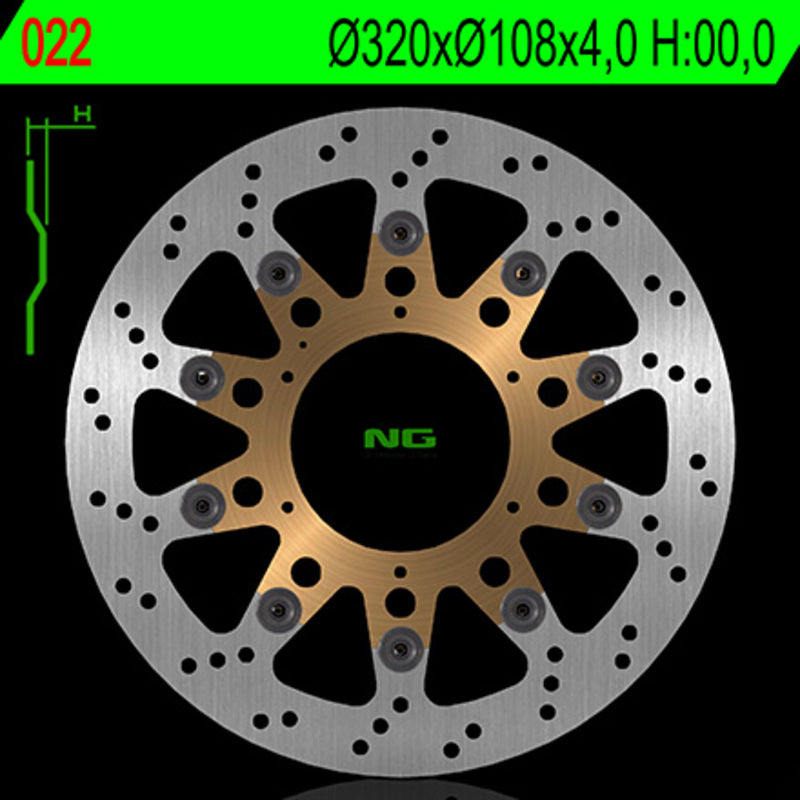 NG BRAKE DISC ROUND 022