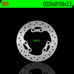 NG BRAKE DISC ROUND 080