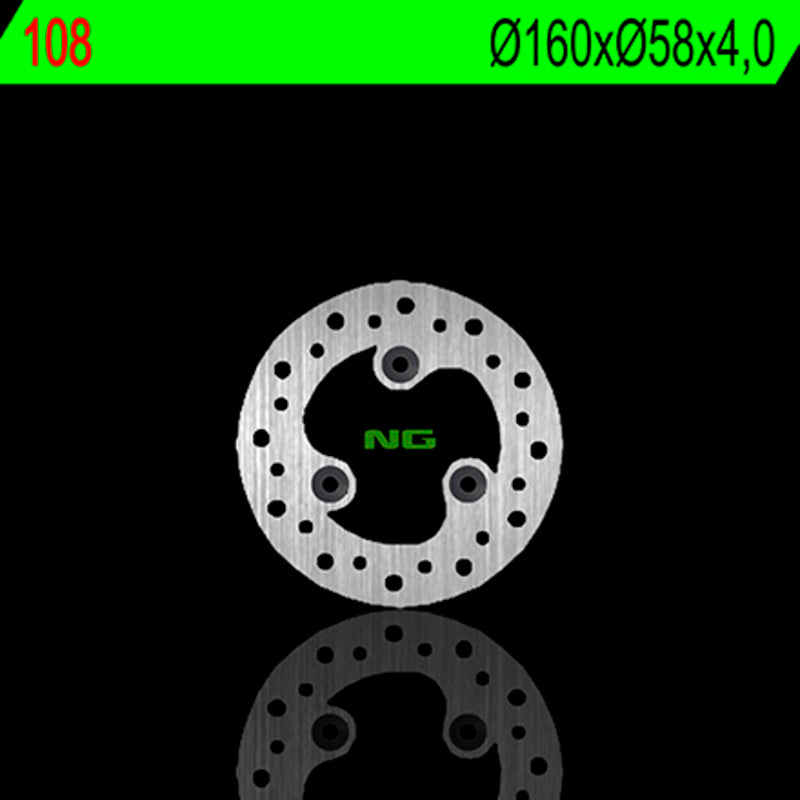 NG BRAKE DISC ROUND 108