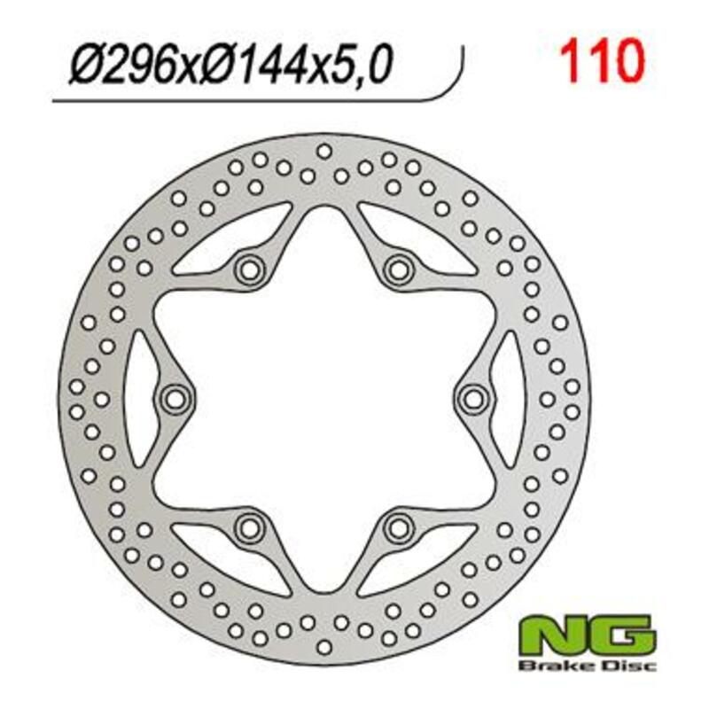 NG BRAKE DISC ROUND 110