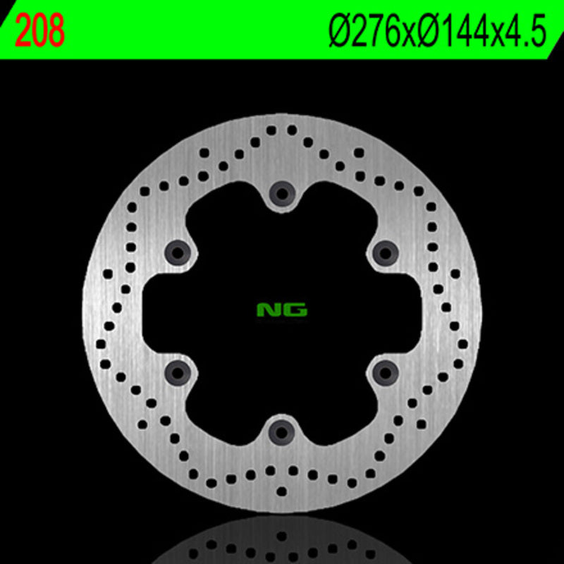 NG BRAKE DISC ROUND 208