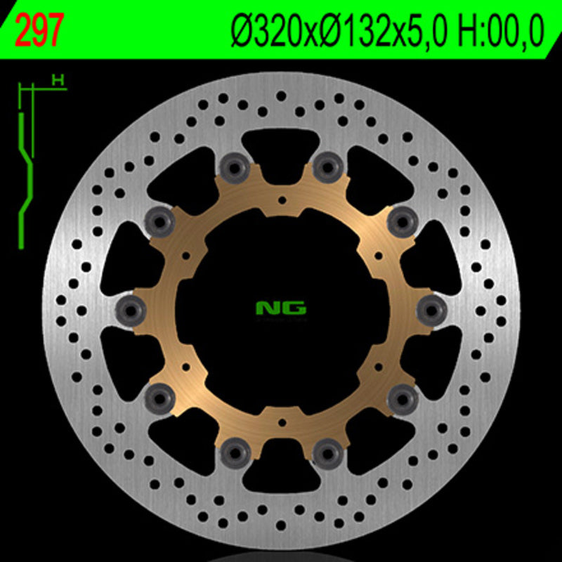 NG BRAKE DISC ROUND 297