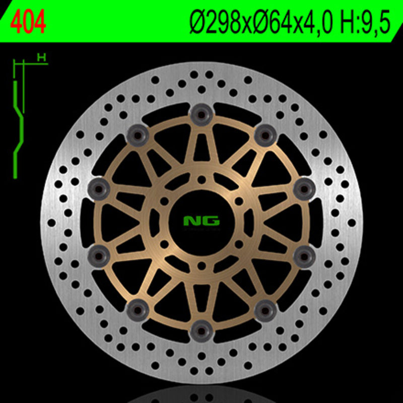 NG BRAKE DISC ROUND 404