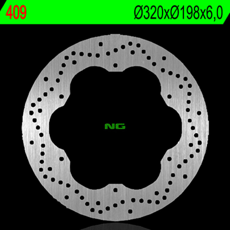 NG BRAKE DISC ROUND 409