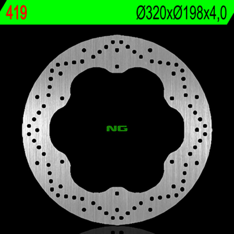 NG BRAKE DISC ROUND 419