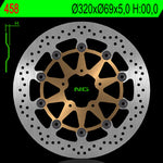 NG BRAKE DISC ROUND 458