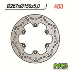 NG BRAKE DISC ROUND 483