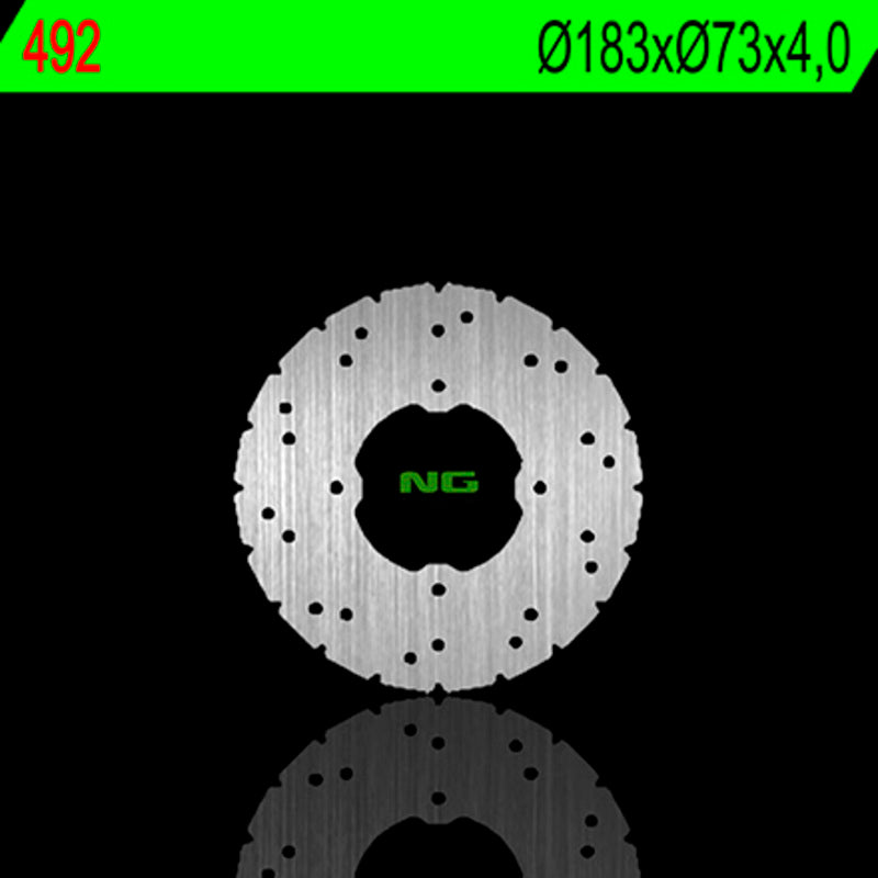 NG BRAKE DISC ROUND 492