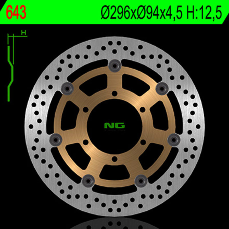 NG BRAKE DISC ROUND 643