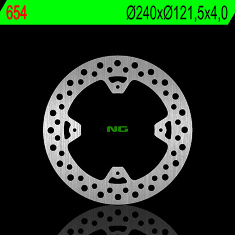 NG BRAKE DISC ROUND 654