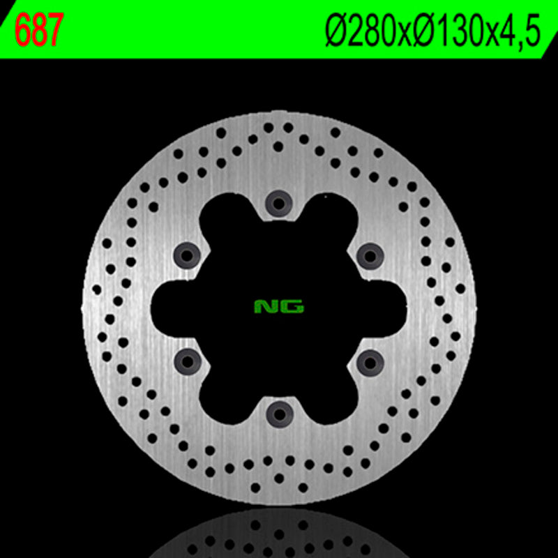 Ng brake disc round 687