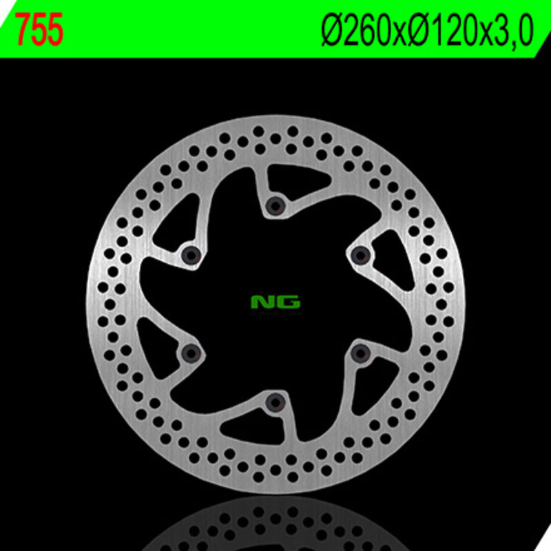 NG BRAKE DISC ROUND 755