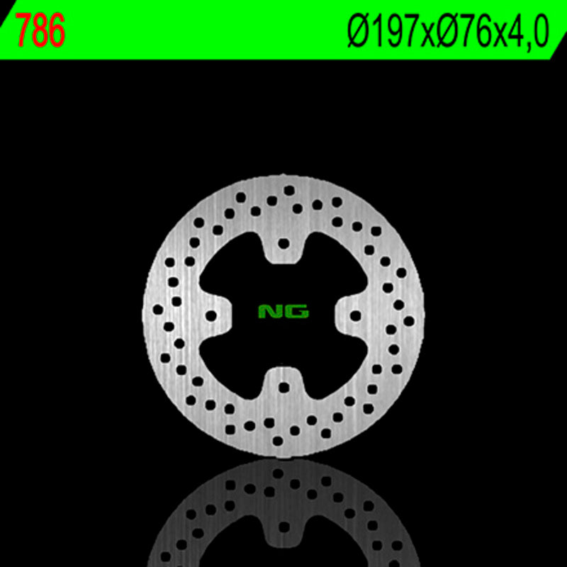 NG BRAKE DISC ROUND 786