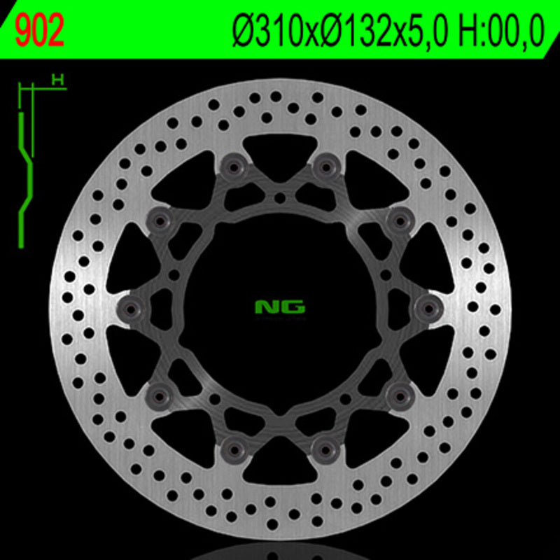 NG BRAKE DISC ROUND 902