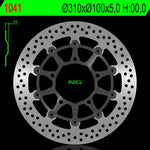 NG BRAKE DISC ROUND 1041