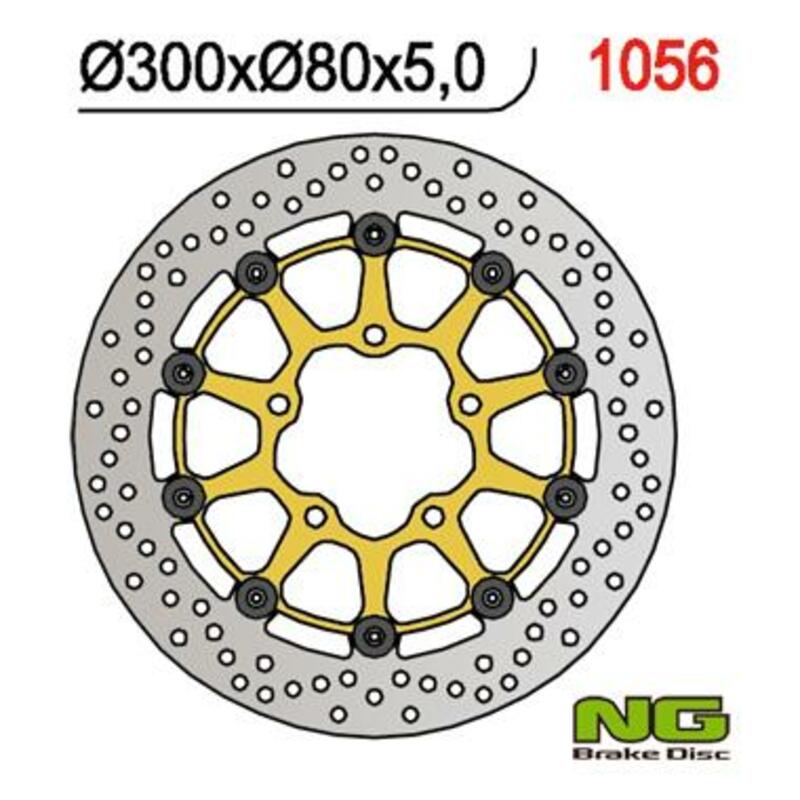 NG BRAKE DISC ROUND 1056