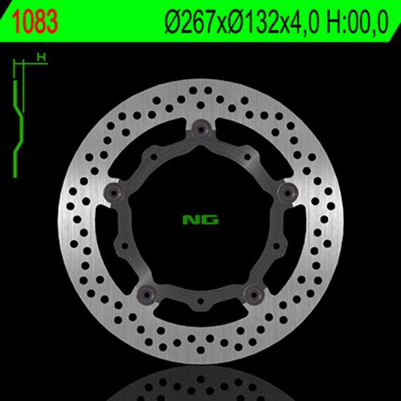 NG Brake Bromsskiva Round 1083