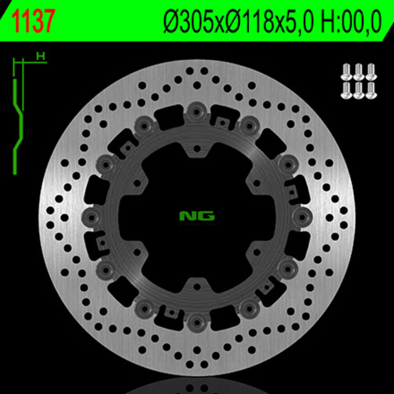 NG BRAKE DISC ROUND 1137