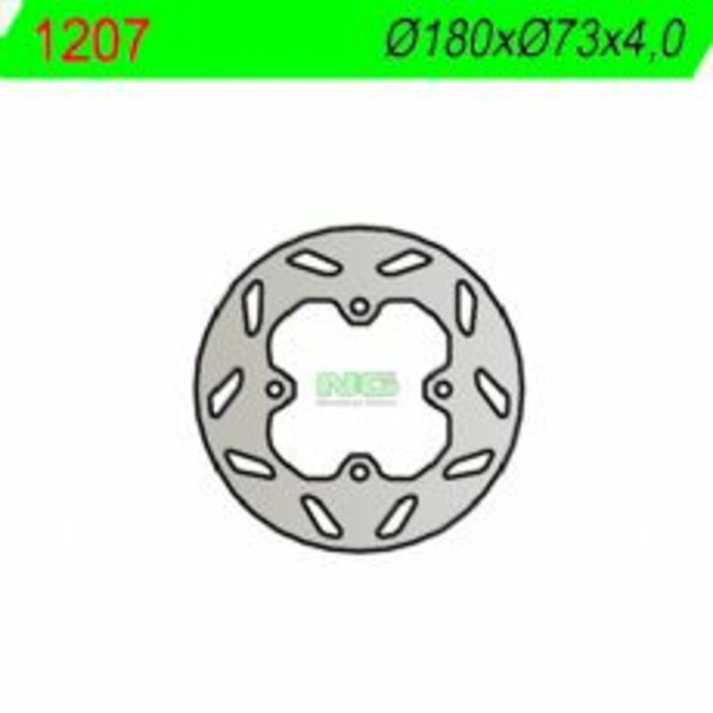 NG BRAKE DISC ROUND 1207