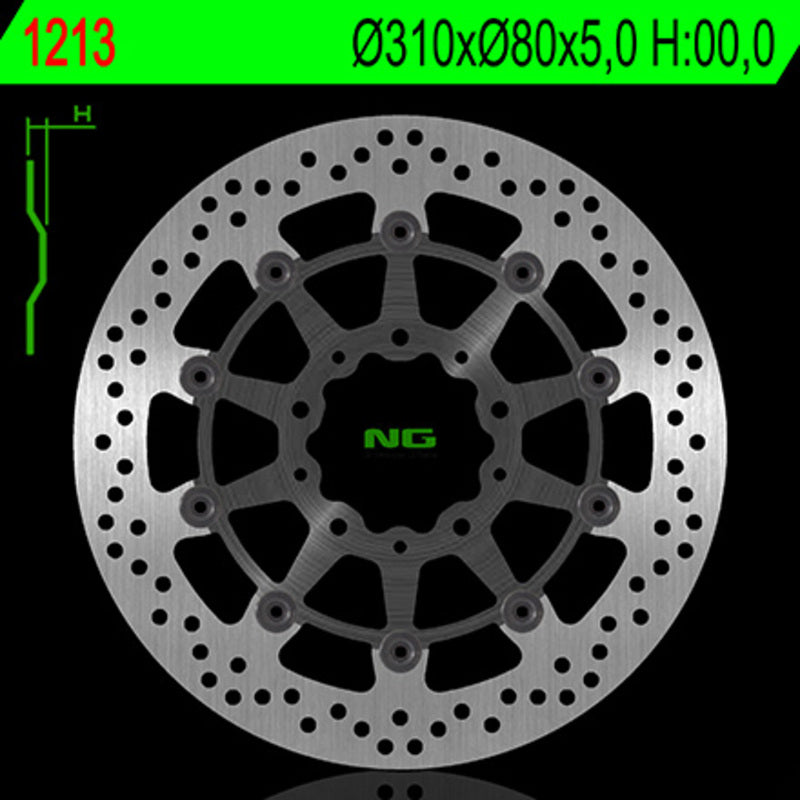 NG BRAKE DISC ROUND 1213