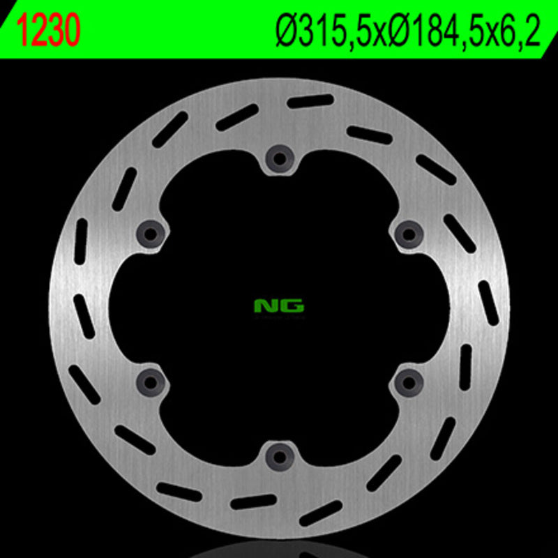 NG BRAKE DISC ROUND 1230