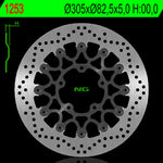 NG BRAKE DISC ROUND 1253