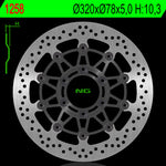 NG BRAKE DISC ROUND 1258