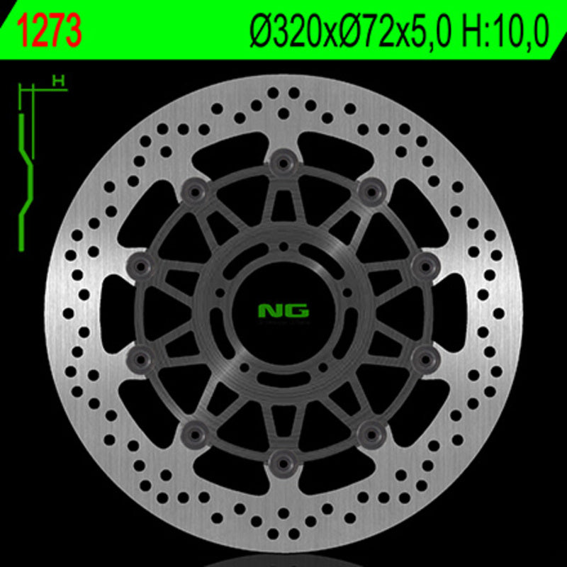 NG BRAKE DISC ROUND 1273